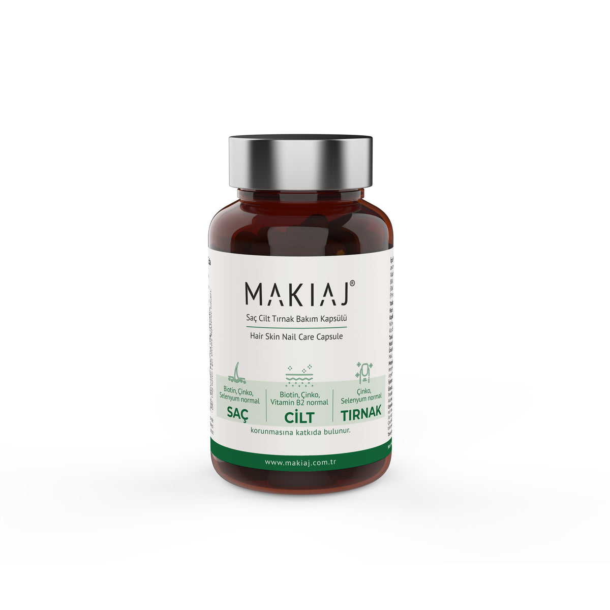 Makiaj® Saç Cilt Tırnak Bakım Kapsülü - Eczacı Satışı