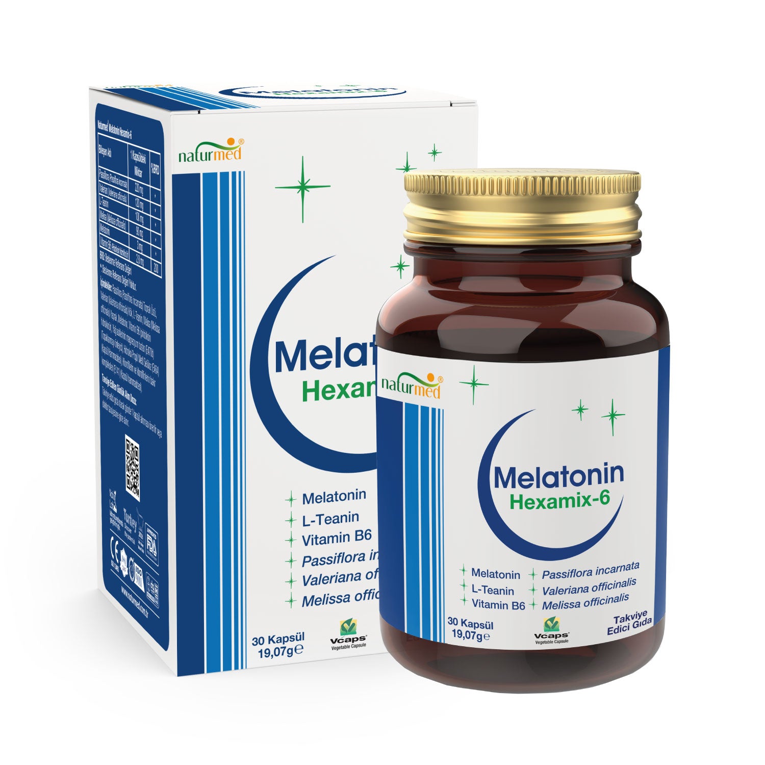 Naturmed® Melatonin Hexamix-6 Kapsül