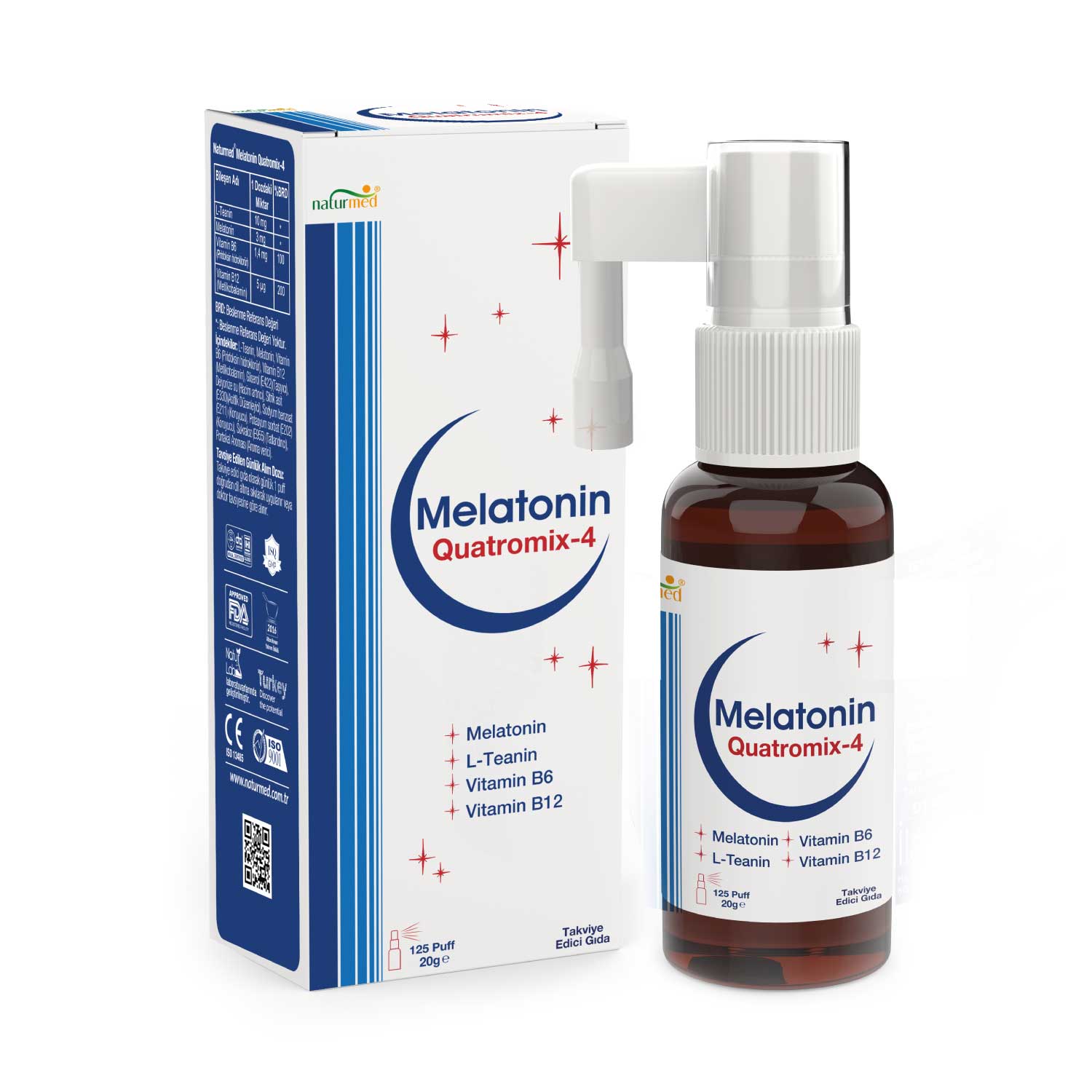 Naturmed® Melatonin Quatromix4 Sprey